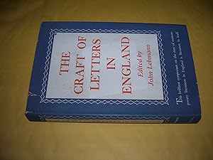 Seller image for The Craft of Letters in England for sale by Bookstore Brengelman