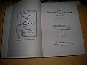 Image du vendeur pour OHIO CIVIL PRACTICE MANUAL: ANNOTATED, STUDENT'S EDITION mis en vente par Bookstore Brengelman