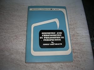 Bild des Verkufers fr Geometry and Chronometry in Philosophical Perspective zum Verkauf von Bookstore Brengelman