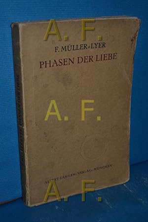 Bild des Verkufers fr Phasen der Liebe : Eine Soziologie des Verhltnisses der Geschlechter zum Verkauf von Antiquarische Fundgrube e.U.