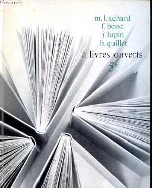 Immagine del venditore per A livres ouverts. 5 venduto da Le-Livre