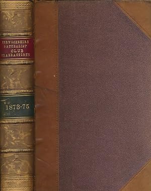 Bild des Verkufers fr Proceedings of the Berwickshire Naturalists Club. 1873-1875 zum Verkauf von Barter Books Ltd