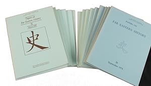 Papers on Far Eastern History. Issue no. 20,22,24-36,38 (1979: September - 1988: September).