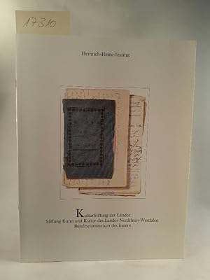 Seller image for Heinrich-Heine-Institut. Die Sammlung Gottschalk und weitere Heine-Archivalien for sale by ANTIQUARIAT Franke BRUDDENBOOKS