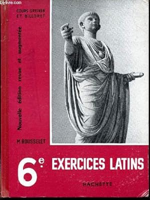Imagen del vendedor de Exercices latins. 6 a la venta por Le-Livre