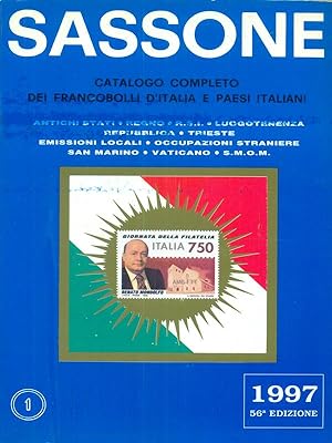 Sassone Catalogo completo dei francobolli d'Italia e paesi italiani vol 1