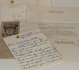 Three Letters relating to Douglas MacArthur and Field-Marshal Alanbrooke. Small collection consis...