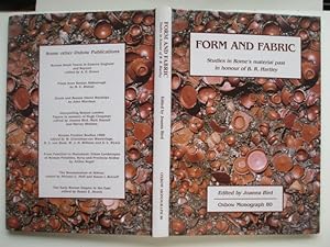 Image du vendeur pour Form and fabric: studies in Rome's material past in honour of B. R. Hartley mis en vente par Aucott & Thomas