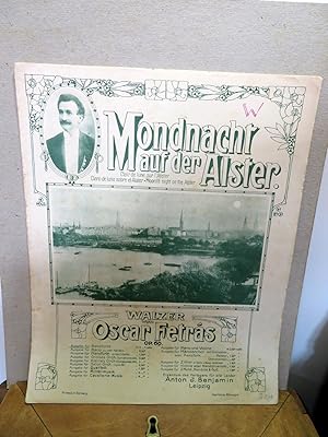 Seller image for Mondnacht an der Alster. Walzer von Oscar Fetrs. Op. 60. for sale by Antiquariat Ekkehard Schilling