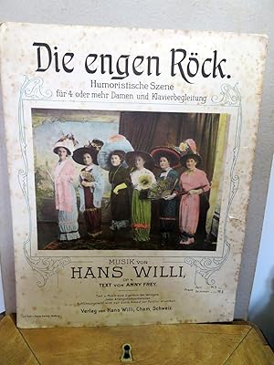 Die engen Röck. Humoristische Szene für 4 und mehr Damen und Klavierbegleitung