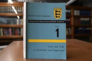 Image du vendeur pour Baden-Wrttemberg. Land und Volk in Geschichte und Gegenwart. Schriftenreihe der Kommission fr geschichtliche Landeskunde in Baden-Wrttemnberg Heft 1 mis en vente par Gppinger Antiquariat