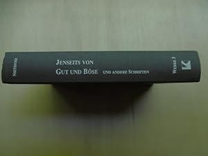 Bild des Verkufers fr Jenseits von Gut und Bse und andere Schriften. zum Verkauf von Antiquariat Steinwedel