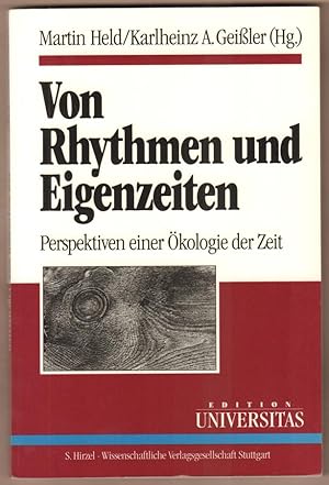 Imagen del vendedor de Von Rhythmen und Eigenzeiten. Perspektiven einer kologie der Zeit. a la venta por Antiquariat Neue Kritik