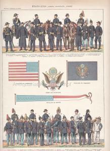 Image du vendeur pour Militr. Etats-Unis (Armes, Drapeaux, Armee), mis en vente par Antiquariat Kastanienhof