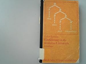 Seller image for Einfhrung in die moderne Linguistik. Beck'sche Elementarbcher. for sale by Antiquariat Bookfarm
