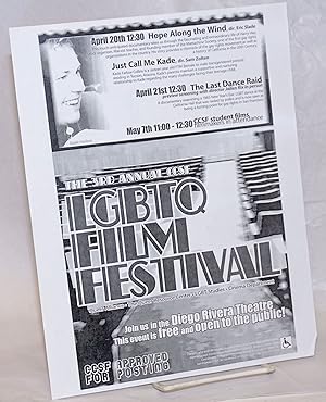 The 3rd Annual CCSF LGBTQ Film Festival [handbill] Join us in the Diego Rivera Theatre