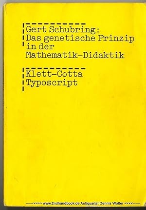 Seller image for Das genetische Prinzip in der Mathematik-Didaktik for sale by Dennis Wolter