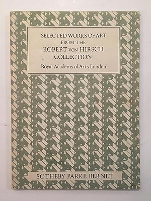 Selected works of art from the Robert von Hirsch collection