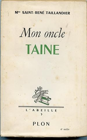 MON ONCLE TAINE