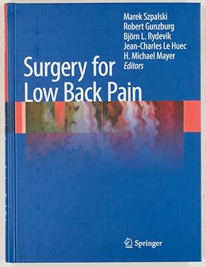 Immagine del venditore per Surgery for Low Back Pain. venduto da Antiq. F.-D. Shn - Medicusbooks.Com