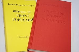 Bild des Verkufers fr HISTOIRE DU FRONT POPULAIRE zum Verkauf von Librairie RAIMOND