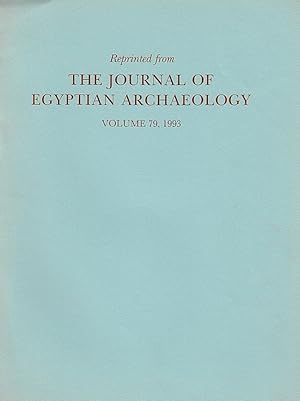 Bild des Verkufers fr Udjarenes Rediscovered. (The Journal of Egyptian Archaeology). zum Verkauf von Librarium of The Hague