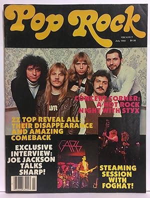 Pop Rock Volume 1 Number 1 July 1980