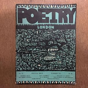 Image du vendeur pour POETRY LONDON: VOLUME 6 NUMBER 22, FESTIVAL ISSUE, SUMMER 1951 mis en vente par Any Amount of Books