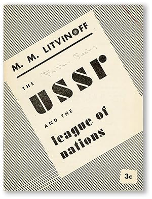 The USSR and the League of Nations [cover title]