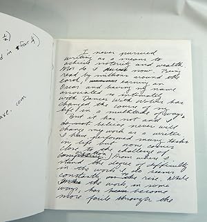 Handwritten Speech; Dances with Wolves; Library Tour Ephemera
