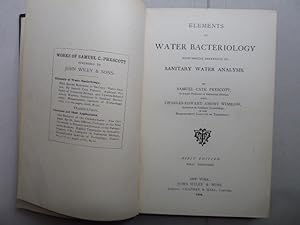 Bild des Verkufers fr Elements of water bacteriology, with special reference to sanitary water analysis. zum Verkauf von Antiquariat Heinzelmnnchen