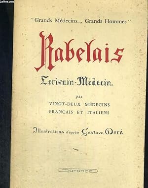 Seller image for Rabelais, l'crivain-mdecin for sale by Le-Livre