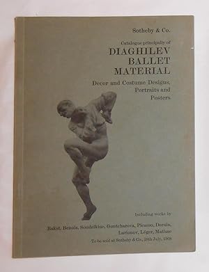 Imagen del vendedor de Catalogue Principally of Diaghilev Ballet Material Decor and Costume Designs Portraits and Posters (Sotheby's, London 18 July 1968) a la venta por David Bunnett Books