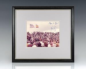 Neil Armstrong and Spiro Agnew Apollo 14 Mission Launch Signed Photograph.