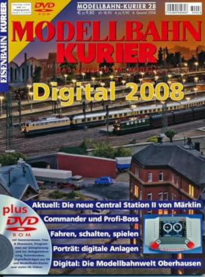 Seller image for Eisenbahn Kurier Modellbahn-Kurier Heft 28: Digital 2008 (ohne DVD!). for sale by Versandantiquariat  Rainer Wlfel