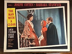 Imagen del vendedor de The Man with a Cloak Lobby Card #4 a la venta por AcornBooksNH