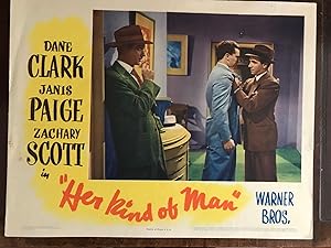 Seller image for Her Kind of Man Lobby Card for sale by AcornBooksNH