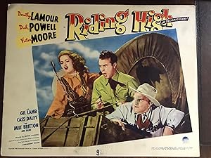 Seller image for Riding High Lobby Card #5 for sale by AcornBooksNH