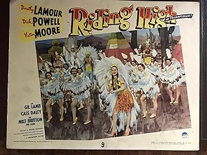 Seller image for Riding High Lobby Card #8 for sale by AcornBooksNH