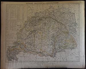 Bild des Verkufers fr Landkarte "Ungarn Galizien und Siebenbrgen" aus K. Sohr: Vollstndiger Universal-Handatlas der neueren Erdbeschreibung zum Verkauf von AMAHOFF- Bookstores