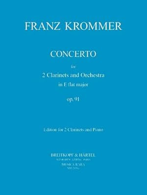 Bild des Verkufers fr Concerto Es-Dur op.91fr 2 Klarinetten und Orchester : fr 2 Klarinetten und Klavier zum Verkauf von AHA-BUCH GmbH
