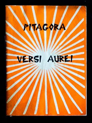 Bild des Verkufers fr Versi aurei zum Verkauf von Sergio Trippini