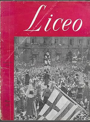 Liceo Revista Gràfica Selecta. Nº.- 107 Septiembre 1954