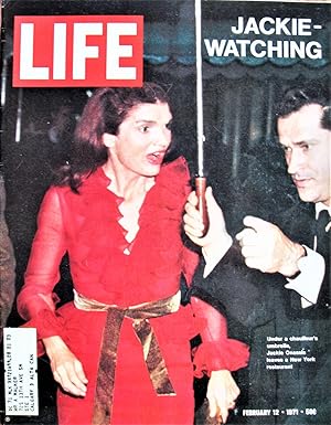 Life. February 12, 1971. Jackie-Watching Cover