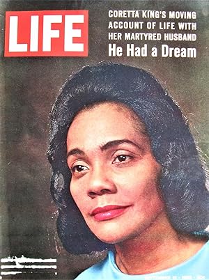 Life. September 12, 1969. Coretta King Cover
