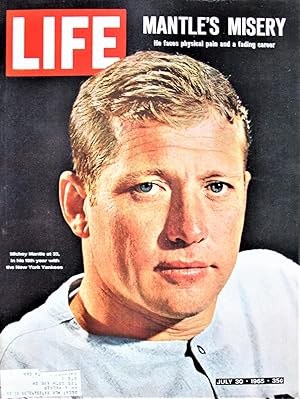 Life. July 30, 1965. Mickey Mantle Cover