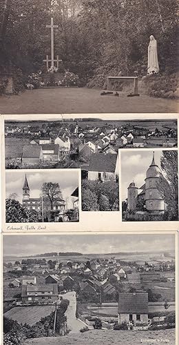 Eichenzell Fulda Land 3x Old German Photo & Postcard s