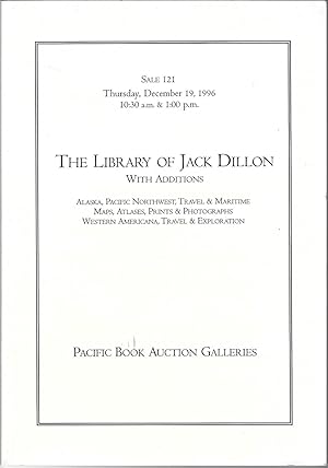 The Library of Jack Dillon with Additions, December 19, 1996, Sale 121