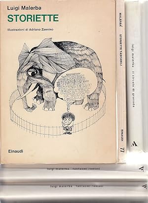 ( Unikate - Exemplare der Übersetzerin Schnebel-Kaschnitz ) Konvolut von fünf Bänden: Storiette. ...