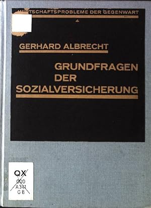 Bild des Verkufers fr Grundfragen der Sozialversicherung zum Verkauf von books4less (Versandantiquariat Petra Gros GmbH & Co. KG)